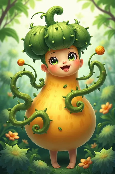 make anime cucurbitaceae girl