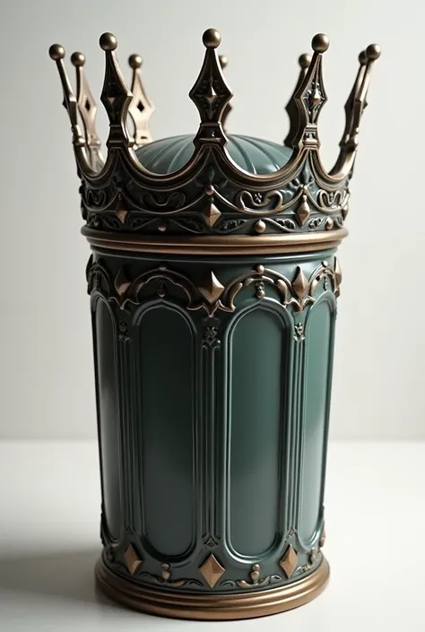 A Literal Crown-Shaped Trash Can Lid