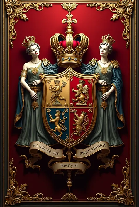 Royal family crest of the Soto surname