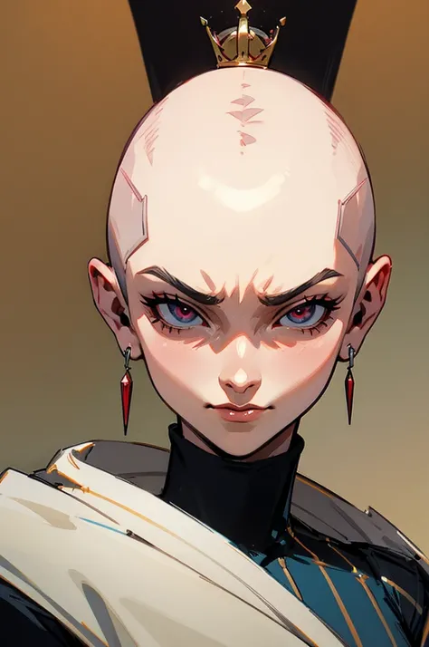 bald head,Queen,Evil