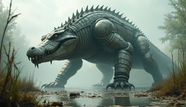 A giant crocodile Transformer 