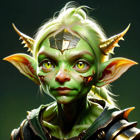 physical appearance: female goblin age: 18 (in goblin years, equivalent to a human teenager) height: 130 cm, average height for ...