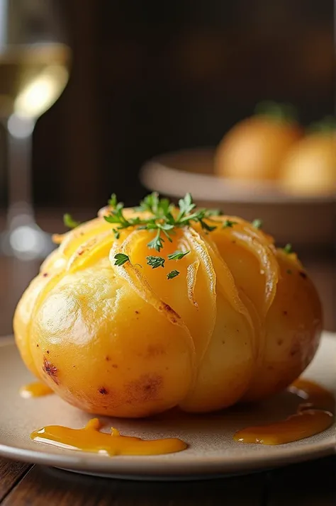 potato、upscale、The most delicious in the world、About to eat