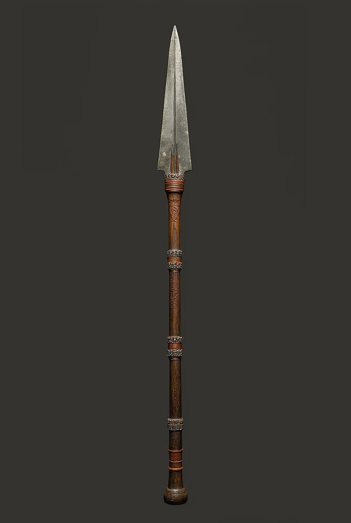 Traditional African spear

