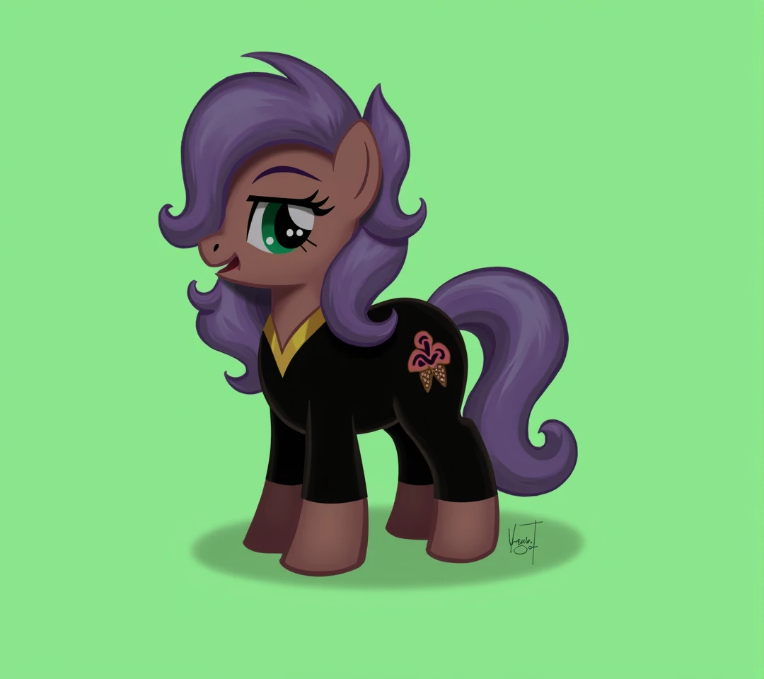 (My little pony), detailed face, ((black panties))