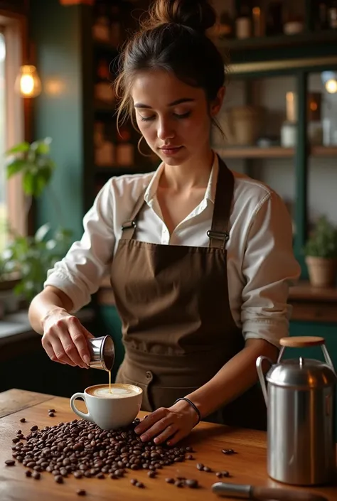 In a small village known for its exquisite coffee, a young barista named Elena is determined to create a new blend that will bring global recognition to her familys café. As she delves into the intricate process of harvesting, processing, and roasting, Ele...