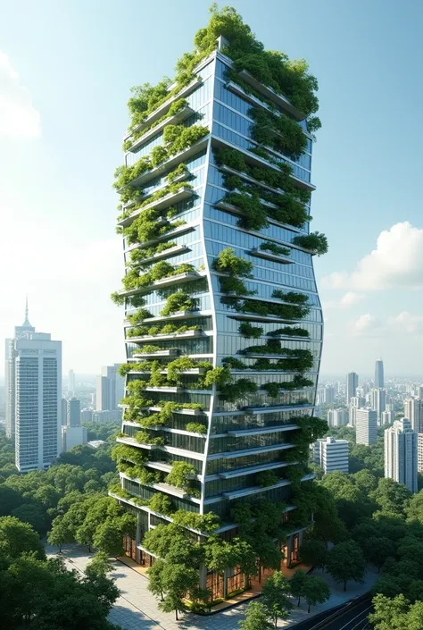 Environmentally friendly high rise building