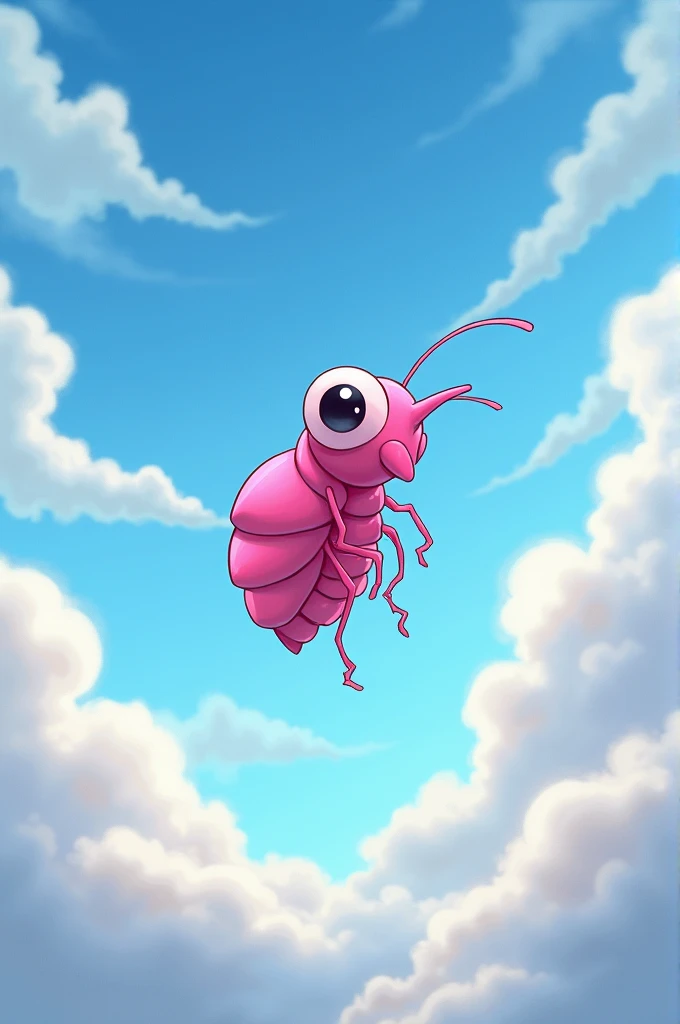 A pink flea in the sky 