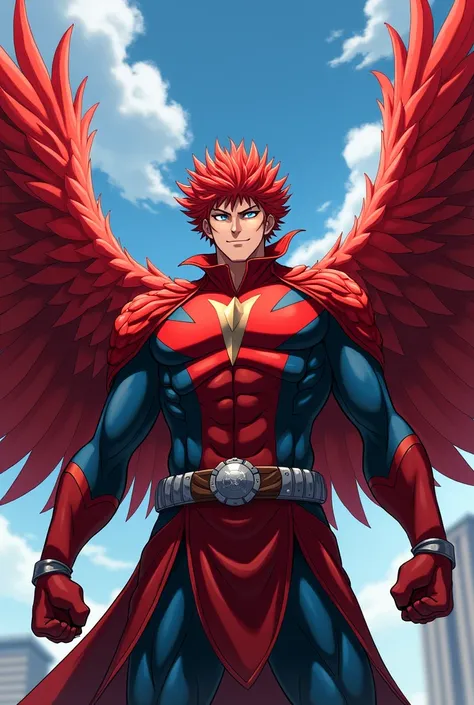 Crie uma imagem de Hawks, Boku no hero character