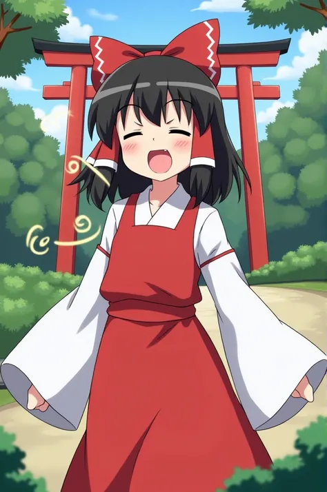 Reimu burps