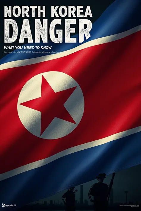 For a YouTube thumbnail with the title "North Korea Danger Rules," consider the following idea:

- **Background**: Use a dramatic, high-contrast image of the North Korean flag or a relevant, intense scene from North Korea.
- **Foreground**: Add a bold, red...