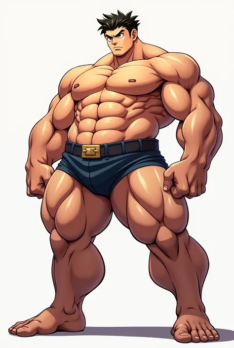 Anime boy thighs muscular much bigger fucking










