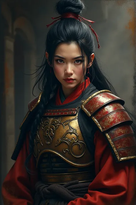 Portrait of tomoe gozen 