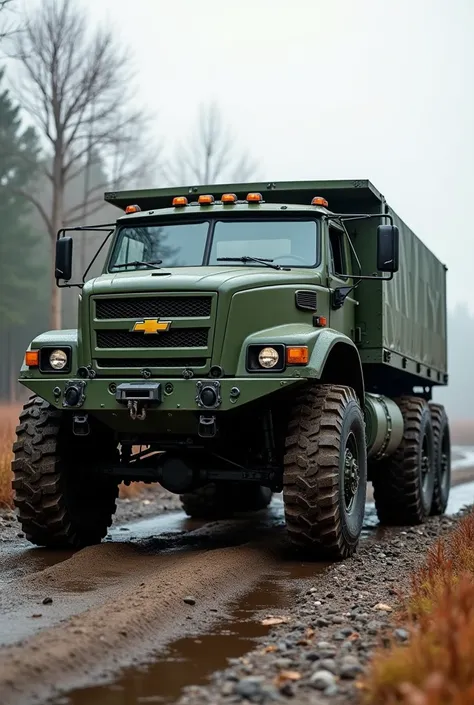 Military truck chevrolet 6x6 wheels