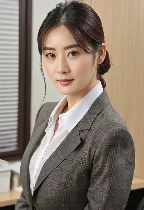 A beautiful office lady who looks like a dirty old man