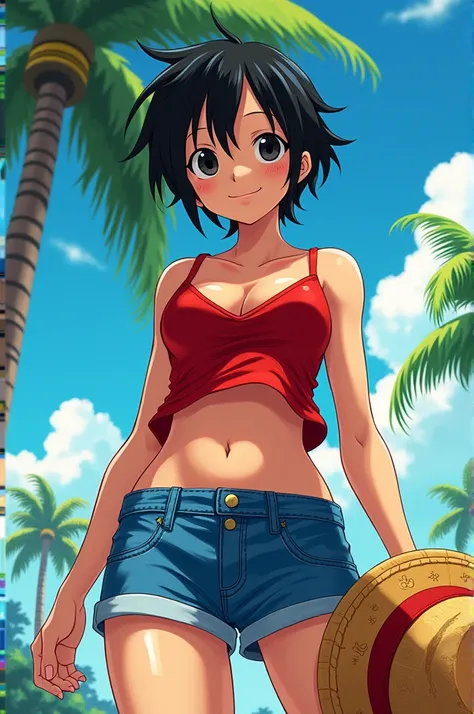 Luffy if he were a woman 