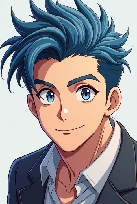 Man, neat, blue, brother, lol, handsome, anime-like