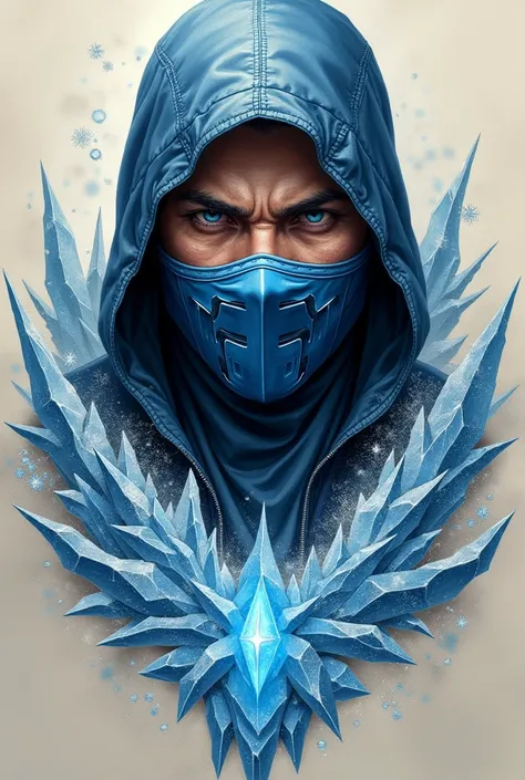 Sub-Zero mortal kombat tattoo