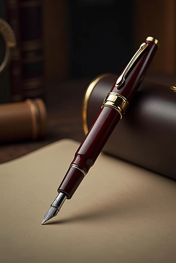 fountain pen shaped