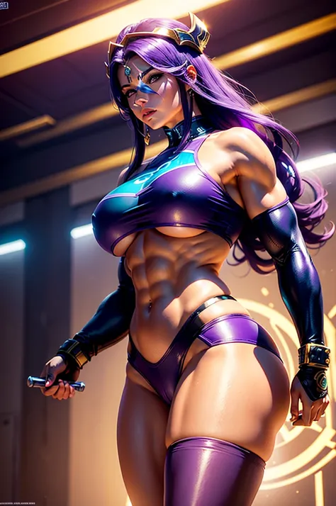 A perfect sexy, Panas, delicious and beautiful, with exuberant and very young features, extremely erotic sensual android, strong cybernetic warrior with black African and oriental features, Japanese and Chinese, Soft Face, sexy e angelical, boca muito big ...