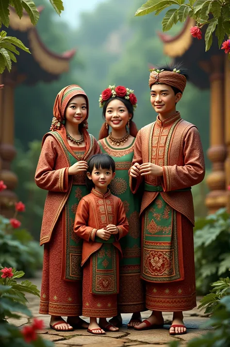 3D Javanese people in Indonesia