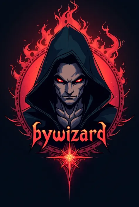 I want a logo for a video game channel, that has a magician as its emblem and the word "bywizard"

It doesn&#39;t look like a logo, Also it doesn&#39;t have the word "bywizard"

Let it be more like a vector Let it not be whole body, from the head Put the w...