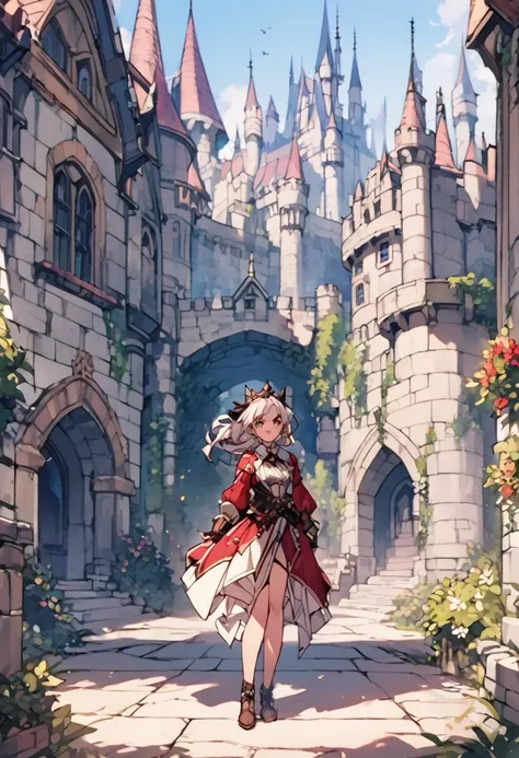 girl in castle