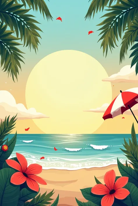 summer background for a flyer