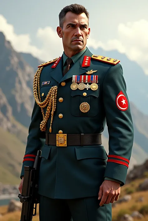 Heroic Turkish soldier