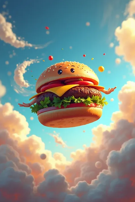 A flying burger