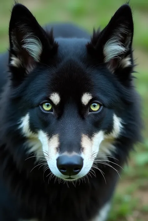 lobo. green eyes