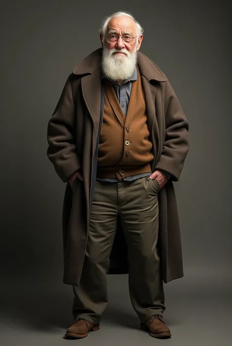 CREATE A FULL BODY IMAGE OF AN OLD MAN