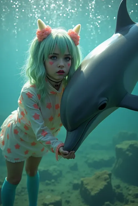 Do Melanie Martinez on a dolphin 