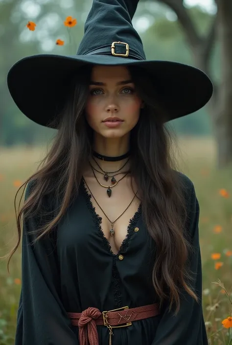 In a village lived a beautiful witch