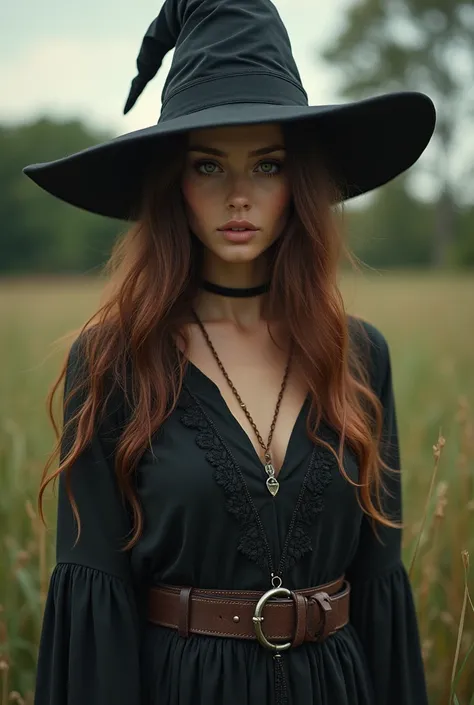 In a village lived a beautiful witch