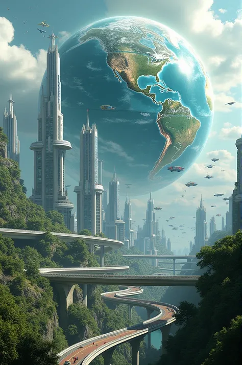 Planet Earth in the future 