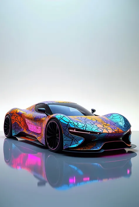 Extravagant colors with codes for a car