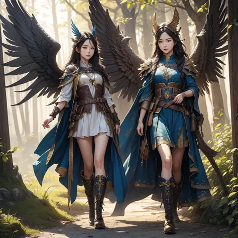 High Fantasy、Vivid depiction、live-action、Only one pair of boots, richly decorated with wings, is depicted.、Background blur