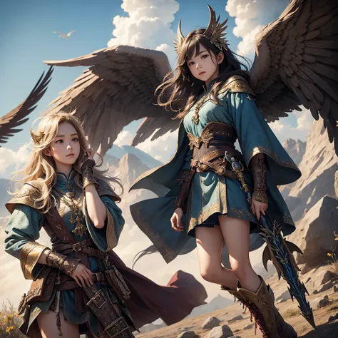 High Fantasy、Vivid depiction、live-action、Only one pair of boots, richly decorated with wings, is depicted.、Background blur