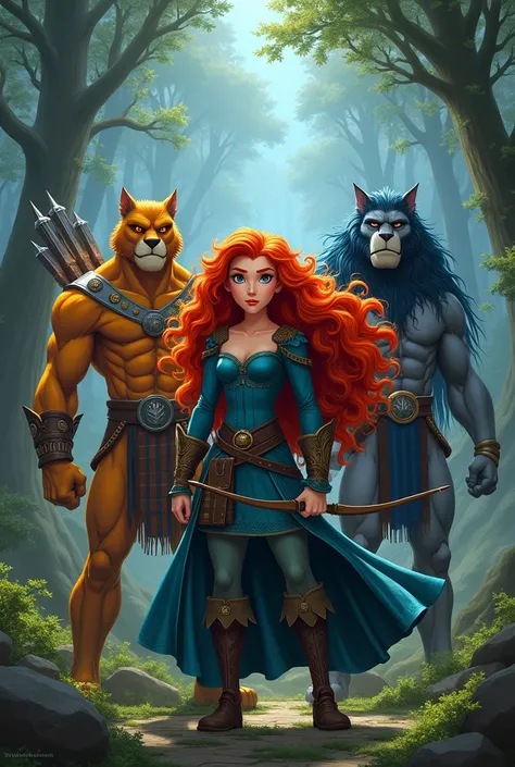 Thundercats con merida de valiente 
