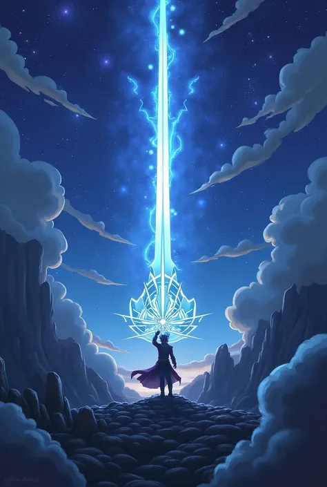 Creates a sword of time sword ( アニメ )
