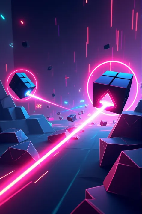 Geometry Dash game wallpaper 