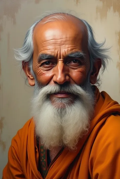 Make a portrait of motiram bhatta 
