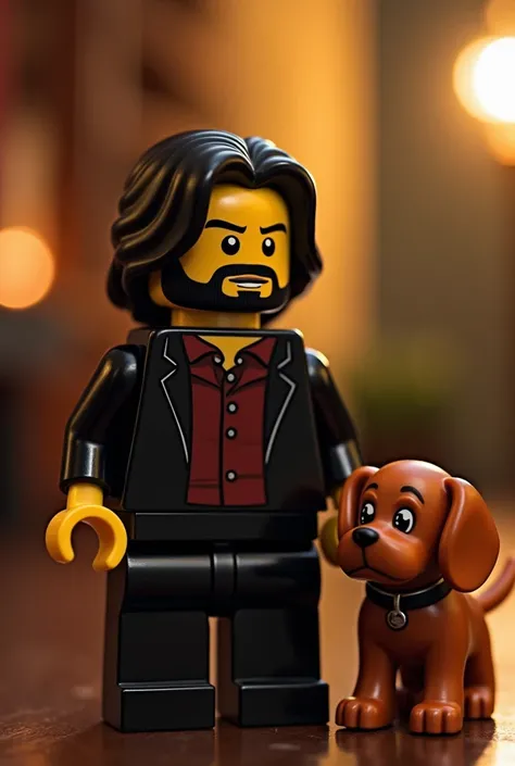 Lego John wick and dog