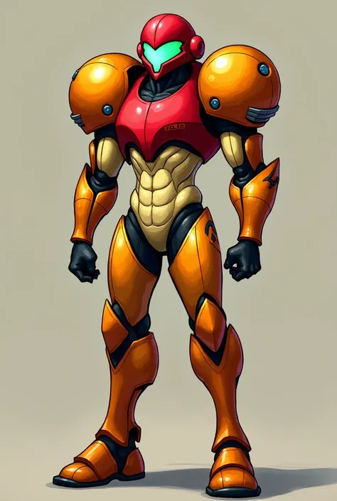 Make Samus from the Metroid game without clothes