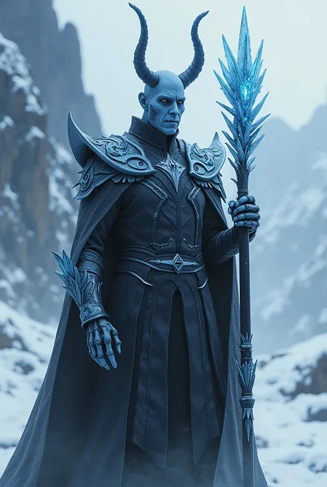 Loki as the Night King from Game of Thrones 