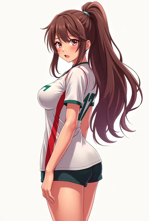 A volleyball girl showing her anime ass