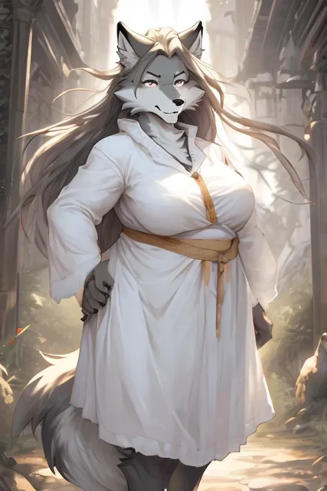 Twokinds fat wolf white clothes