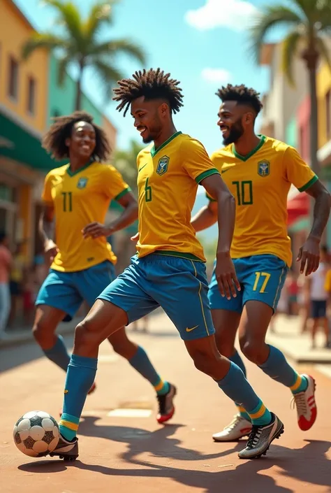 Lamine Yamal dancing in Brazil with Neymar and Niko Willians 