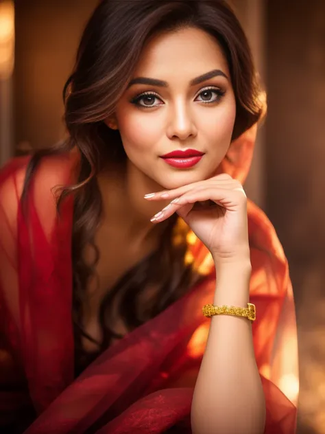 "a close-up of a stunningly beautiful woman with fair, radiant skin, dressed in a vibrant yellow top and stylish denim shorts. s...